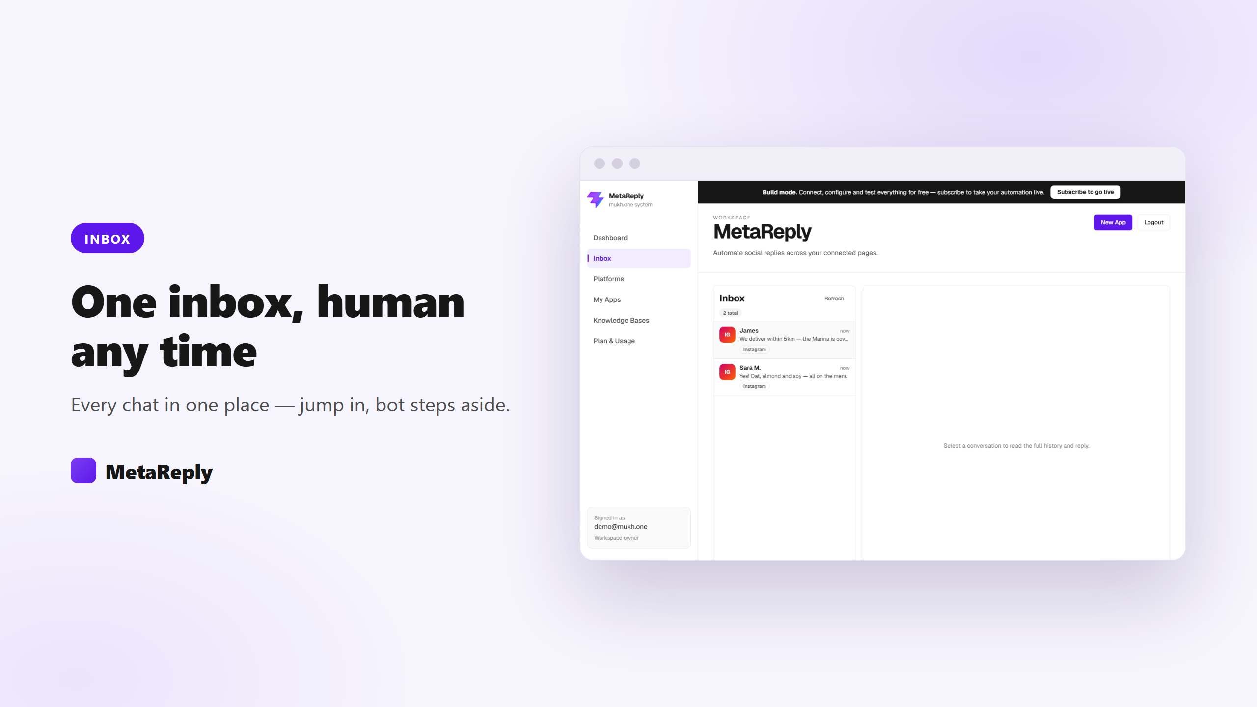 MetaReply screenshot 6