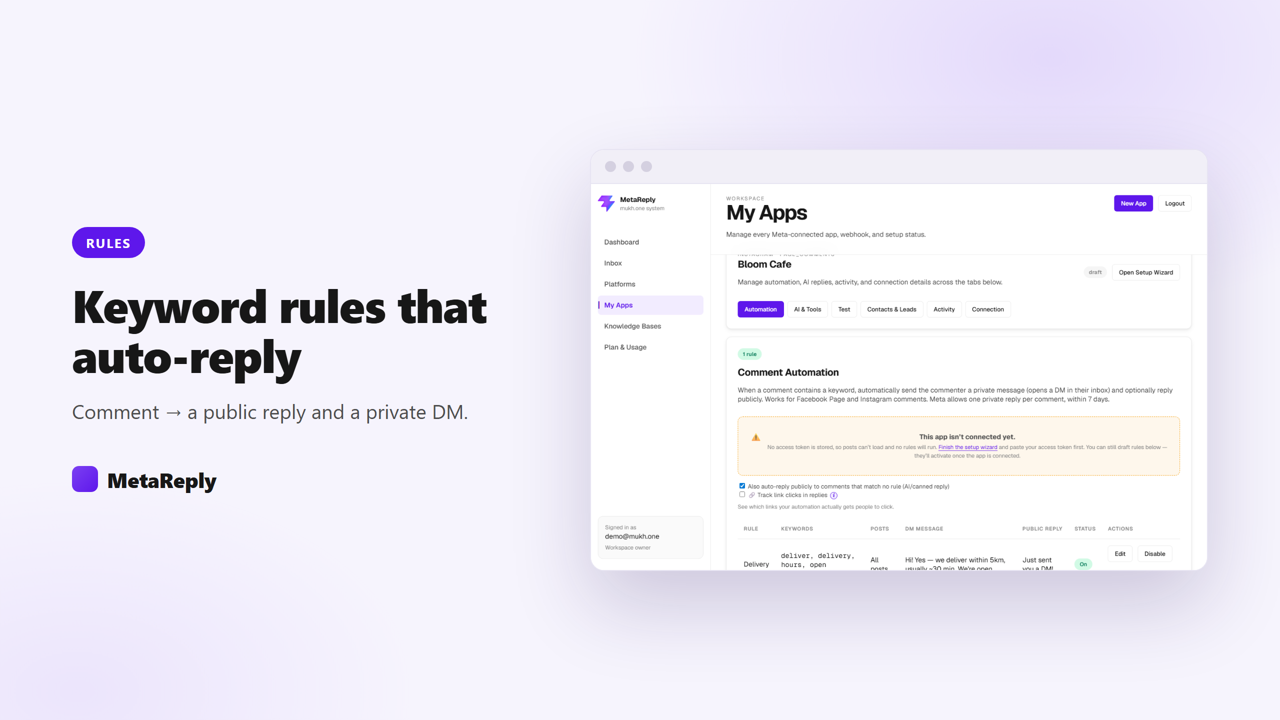 MetaReply screenshot 3